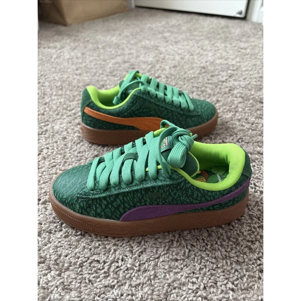 PUMA Teenage Mutant Ninja Turtles TMNT x Suede Men's Size 4.5 New No Box